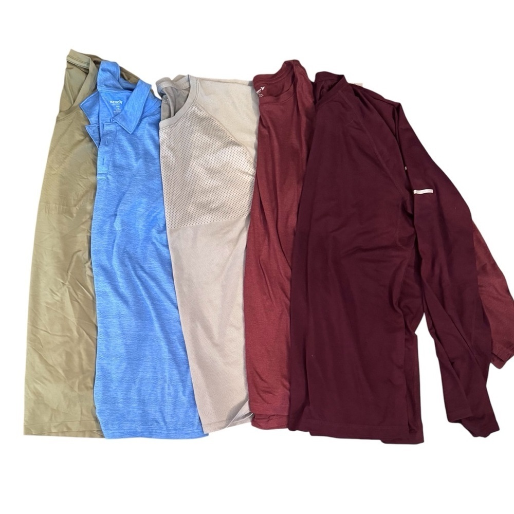 Men’s old navy activewear athletic work out shirts lot Sz XL - Picture 2 of 2